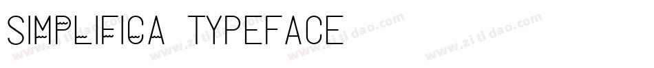 SIMPLIFICA Typeface字体转换